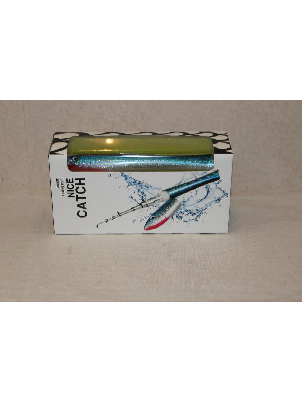 NEW Protocol Nice Catch Pocket Fishing Pole Portable Travel Fishing Rod